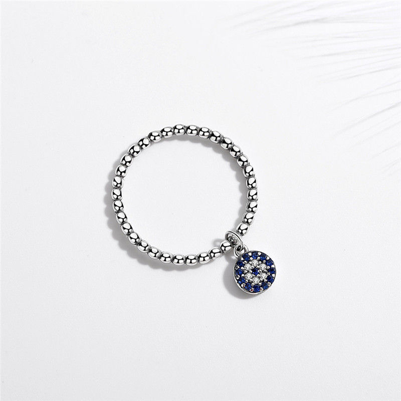 Thumbnail: Eye Design Silver Ring