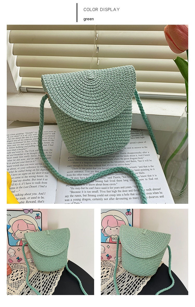 Thumbnail: Straw Crossbody Bag