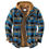 Thumbnail: Hooded Two-piece Plaid Jacket.
