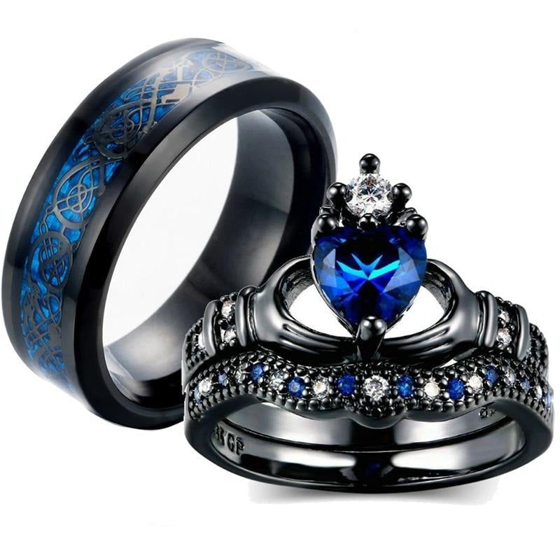 Thumbnail: Sapphire Crown Ring