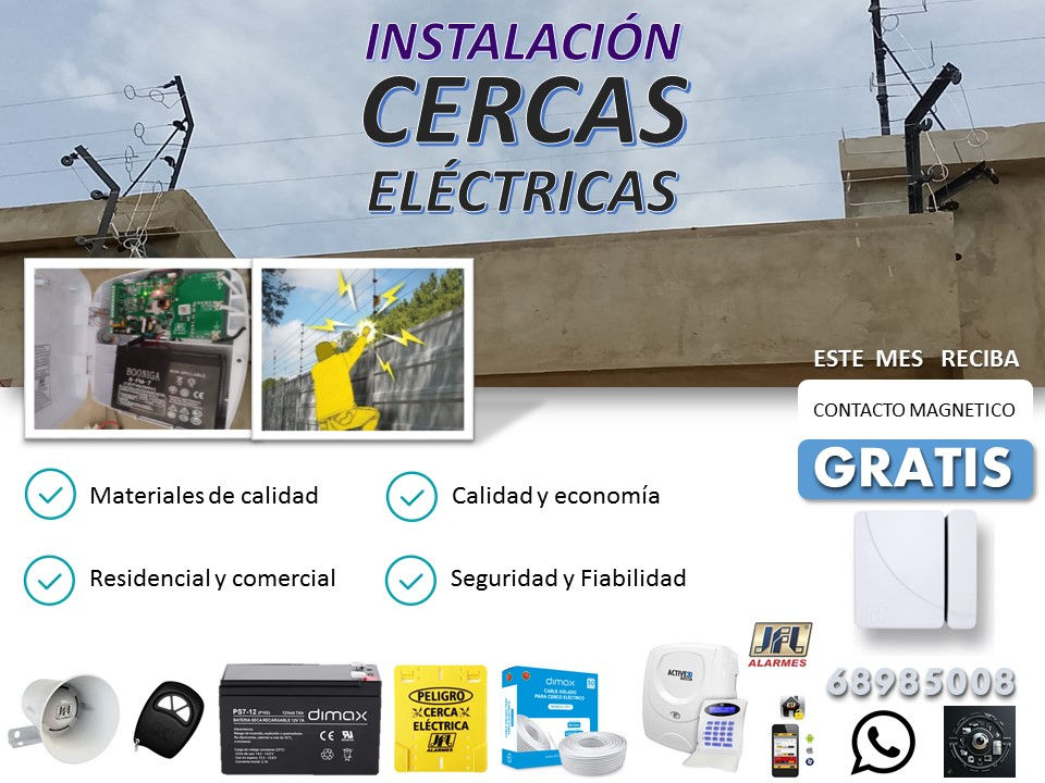 Instalacion de Cercas Eléctricas con Sensores de Fiabilidad