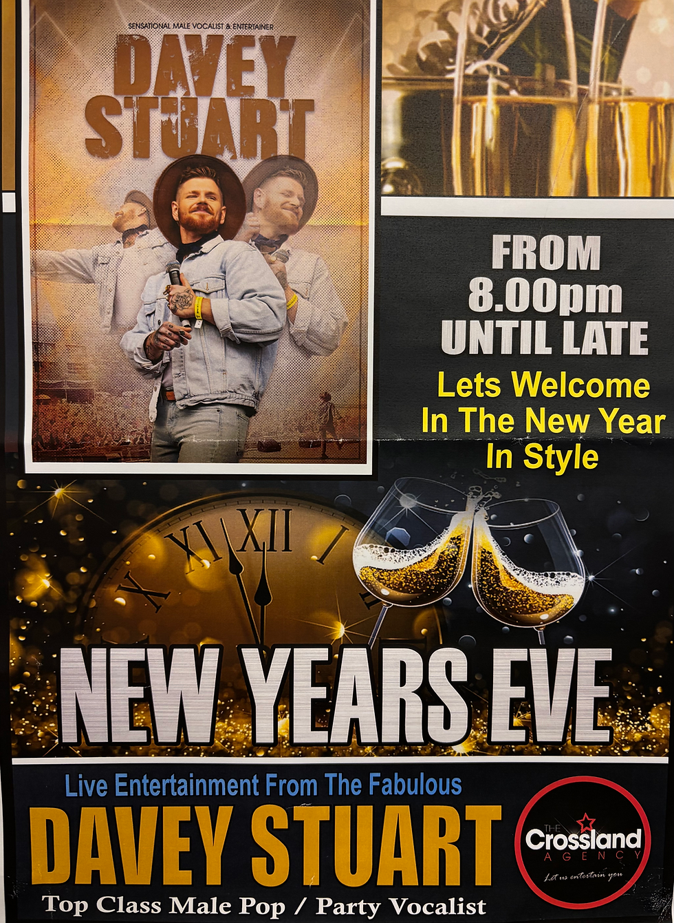 New Years Eve Party with Davey Stuart