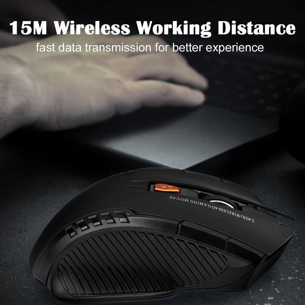 Miniatura: Mouse Sem Fio Bluetooth Recarregável Gamer Ergonômico 2.4g