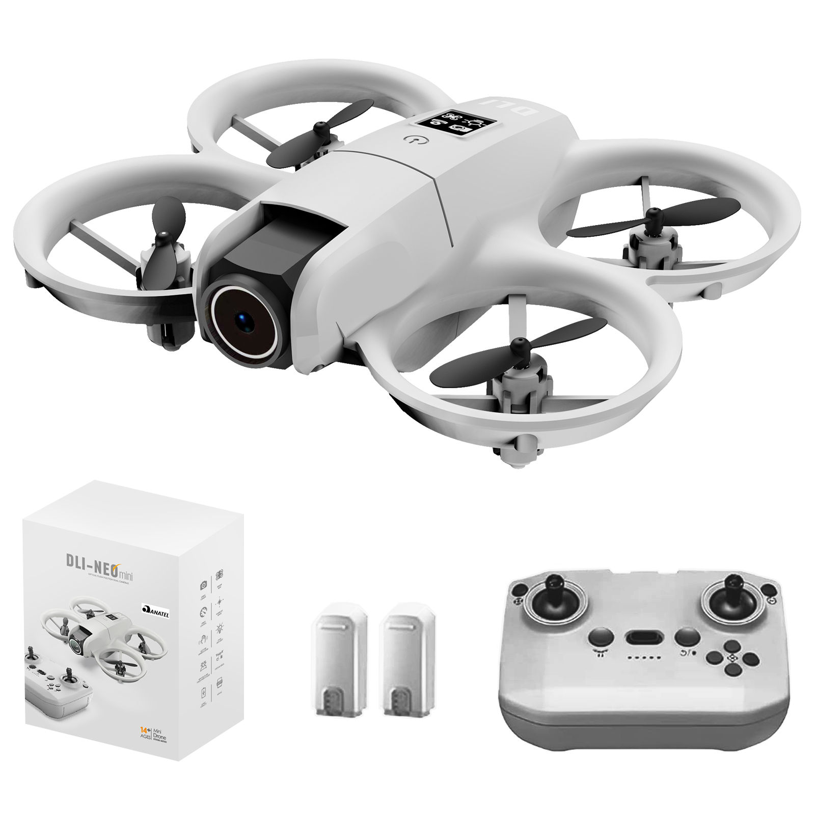 Drone Aéreo Mi Neo GT3 4K Câmera UHD Sensor Obstáculo Wi-Fi CinzaDrone Aéreo Mi