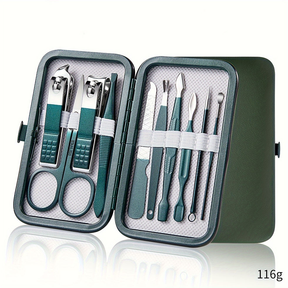 Miniatura: Kit Profissional De Tratamento De Unhas De 7/10/12/18 Peças