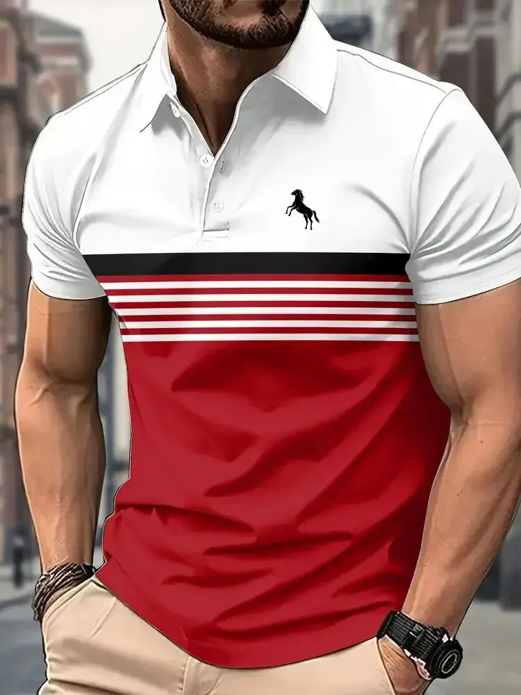 Miniatura: Camisa Polo Masculina casual