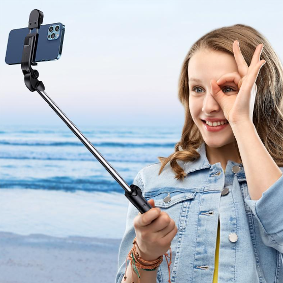 Miniatura: Bastão Tripé Pau De Selfie Celular Led Controle 3 Em 1