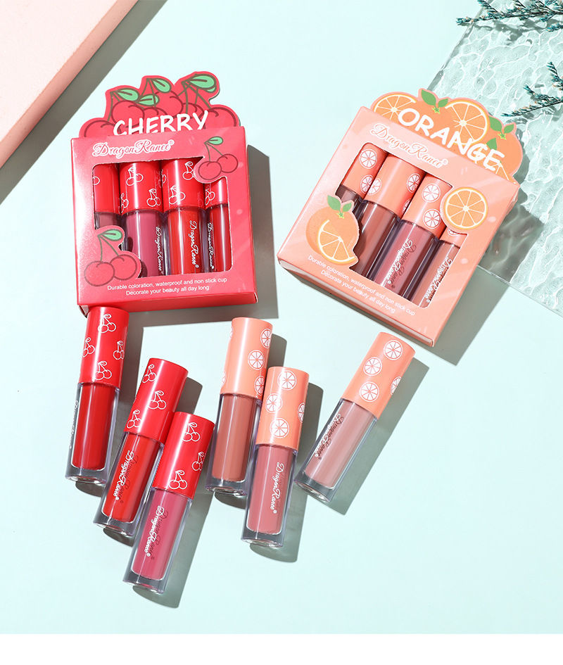 Miniatura: Kit Batom Líquido Lip Gloss Labial Efeito Mágico Sortido 4un