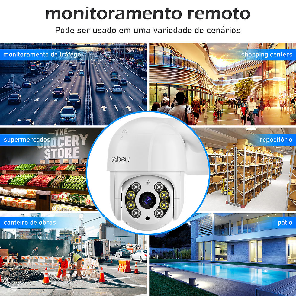 Miniatura: Camera Seguranca Wifi Ip Externa Visão Noturna Prova D'água