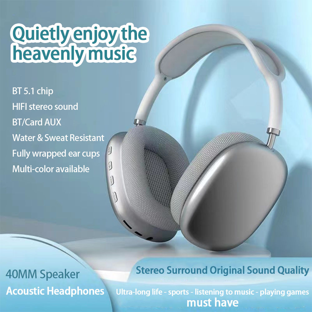 P9 Wireless Bluetooth Headset Outdoor Sports Gaming Wireless Headphones with Mic