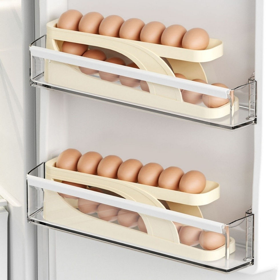 Miniatura: Dispenser Automático De Ovos 2 Andares Organizador