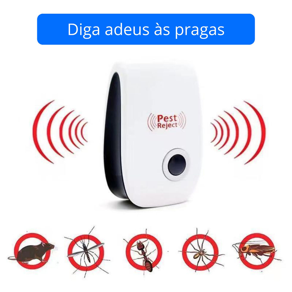 Miniatura: Repelente Eletrônico Ultrassônico Espanta Ratos E Insetos
