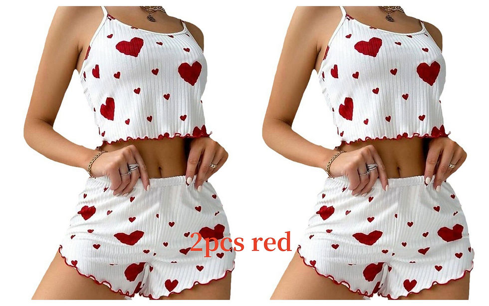 Miniatura: Pijama Feminino Confortavel Short E Blusa Alça