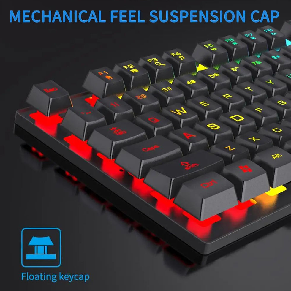 Miniatura: Teclado Gamer Rgb Mecanico 100% Switch Blue Pc Notebook Ps4