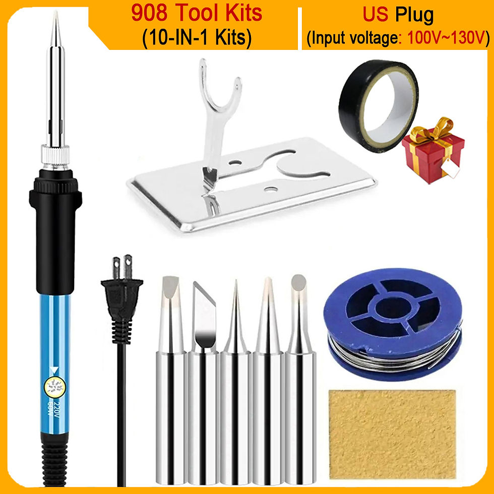 Miniatura: Kit Ferro De Solda 60w Ajuste Temperatura Profissional Lupa