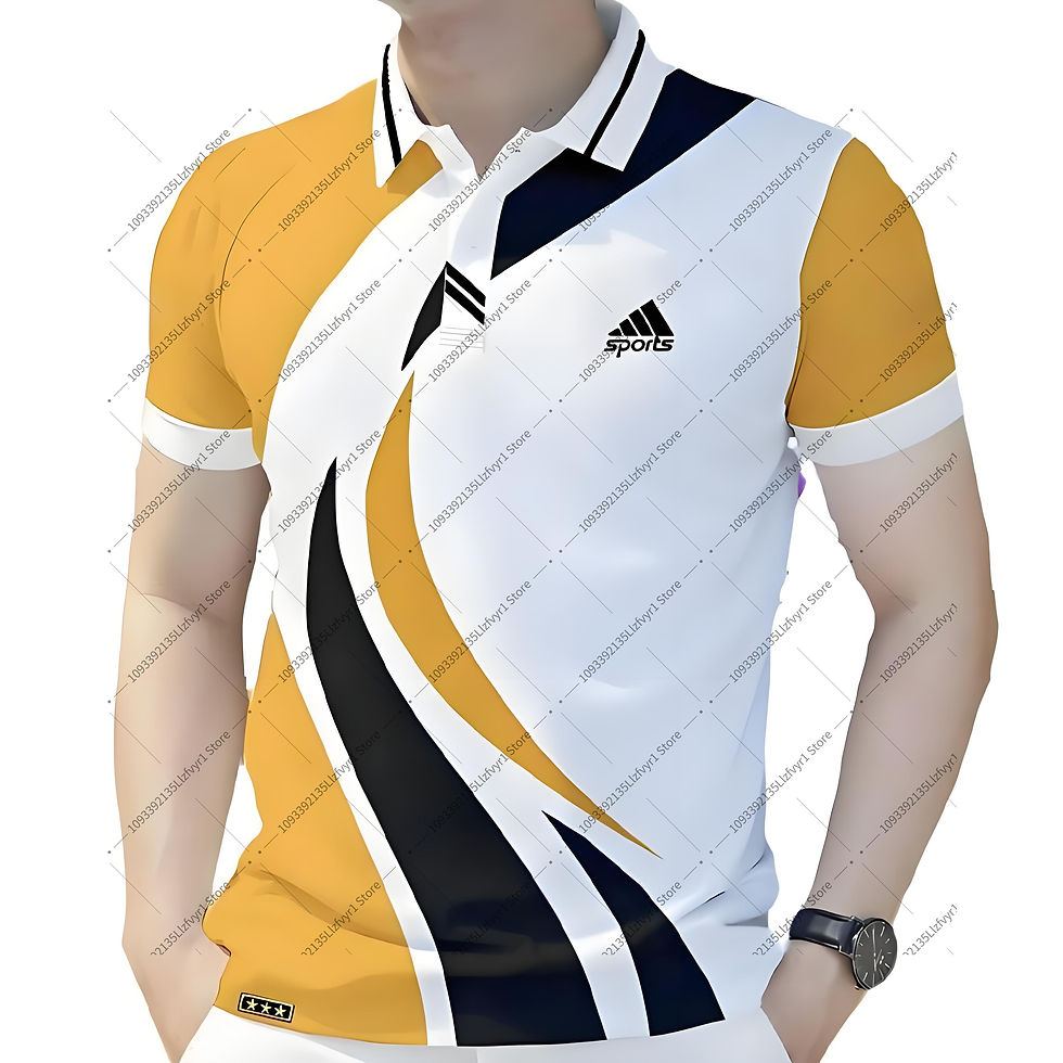 Miniatura: Camisa Polo 3D masculina