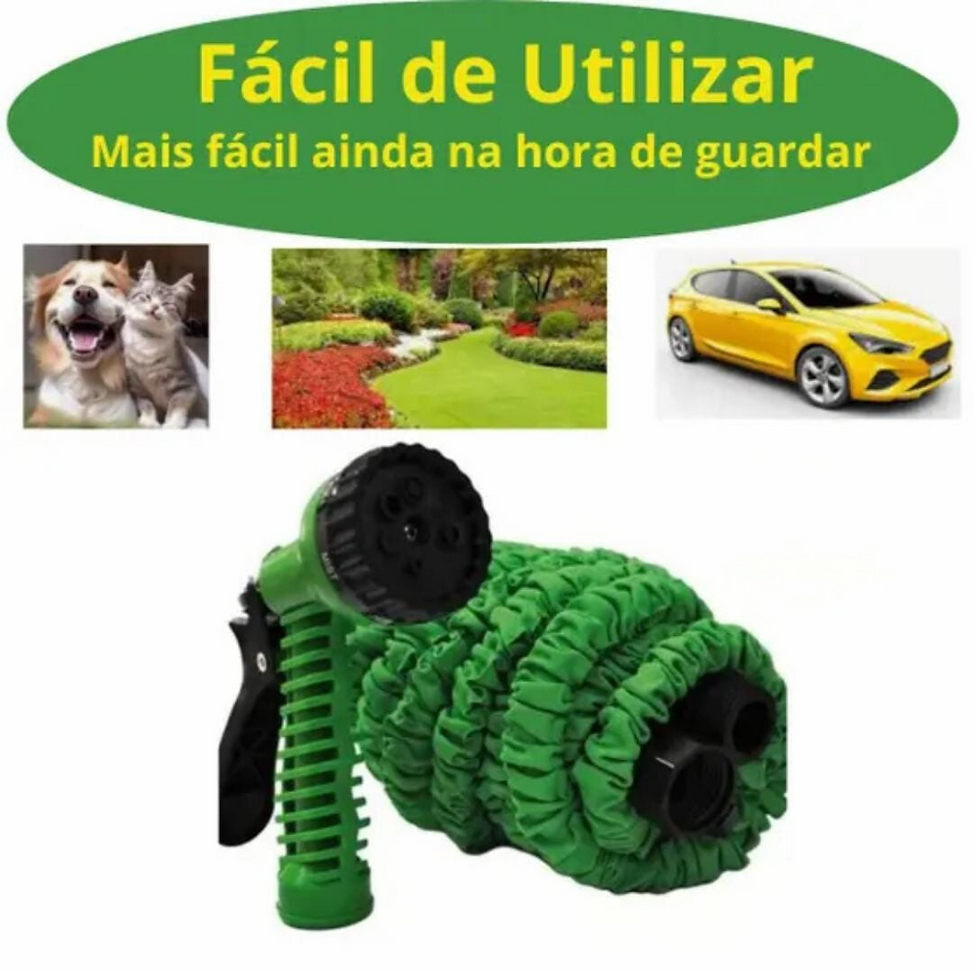 Miniatura: Mangueira De Jardim Flexível Expansível Magica 30m Reforçada
