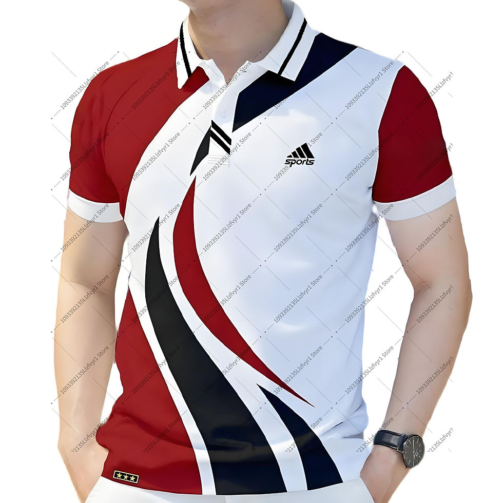 Miniatura: Camisa Polo 3D masculina