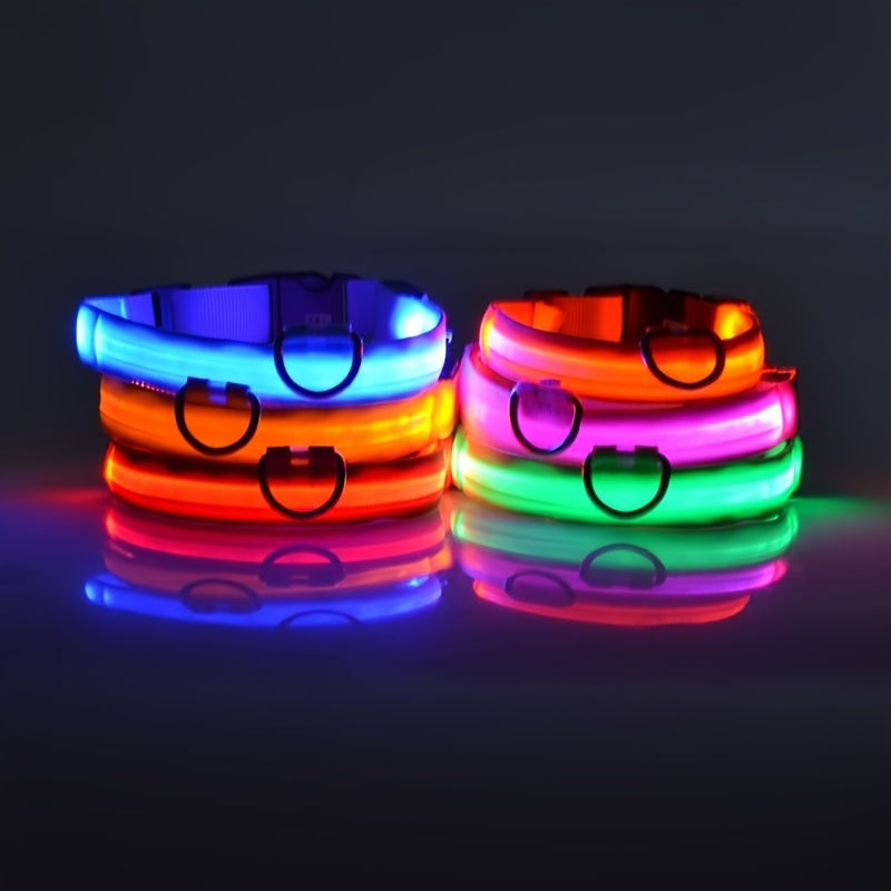 Miniatura: Guia Passeio Noturno Luminoso Led Cachorro Gato