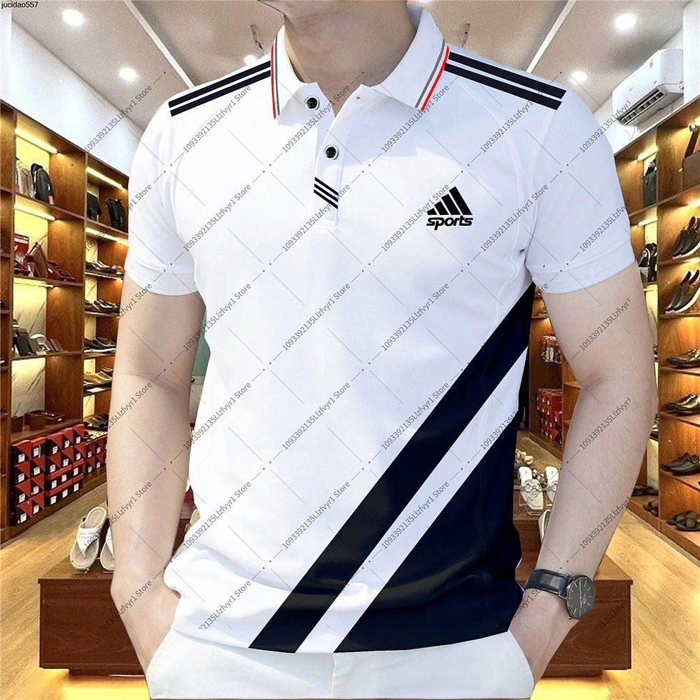 Miniatura: Camisa Polo 3D masculina