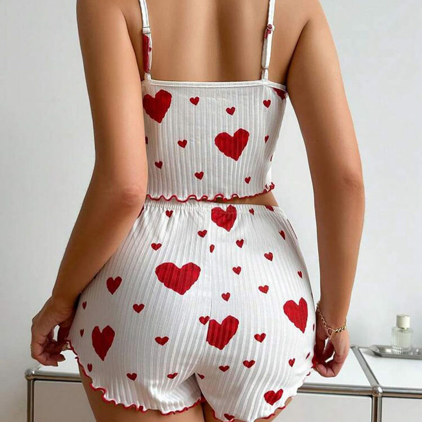 Miniatura: Pijama Feminino Confortavel Short E Blusa Alça
