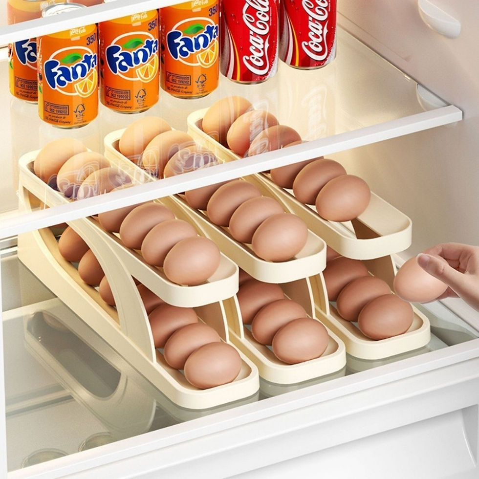 Miniatura: Dispenser Automático De Ovos 2 Andares Organizador