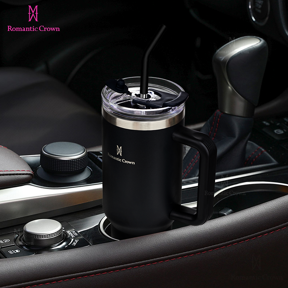 Miniatura: Copo Térmico Inox 1,2l Com Alça, Tampa, Canudo Inox E Escova