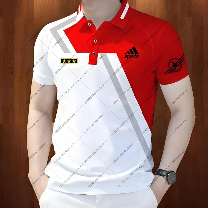 Miniatura: Camisa Polo 3D masculina