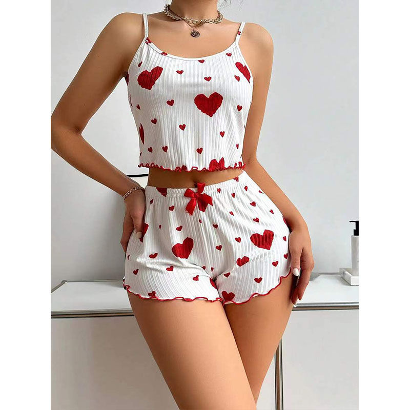 Miniatura: Pijama Feminino Confortavel Short E Blusa Alça