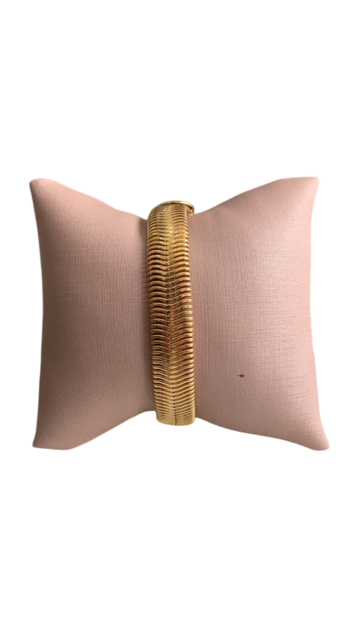 Pulseira Bracelete Rígido Texturizado