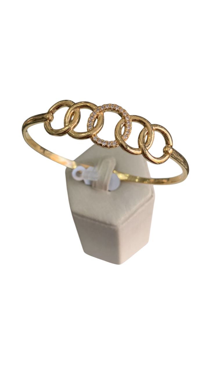 Bracelete Elo com Zircônias