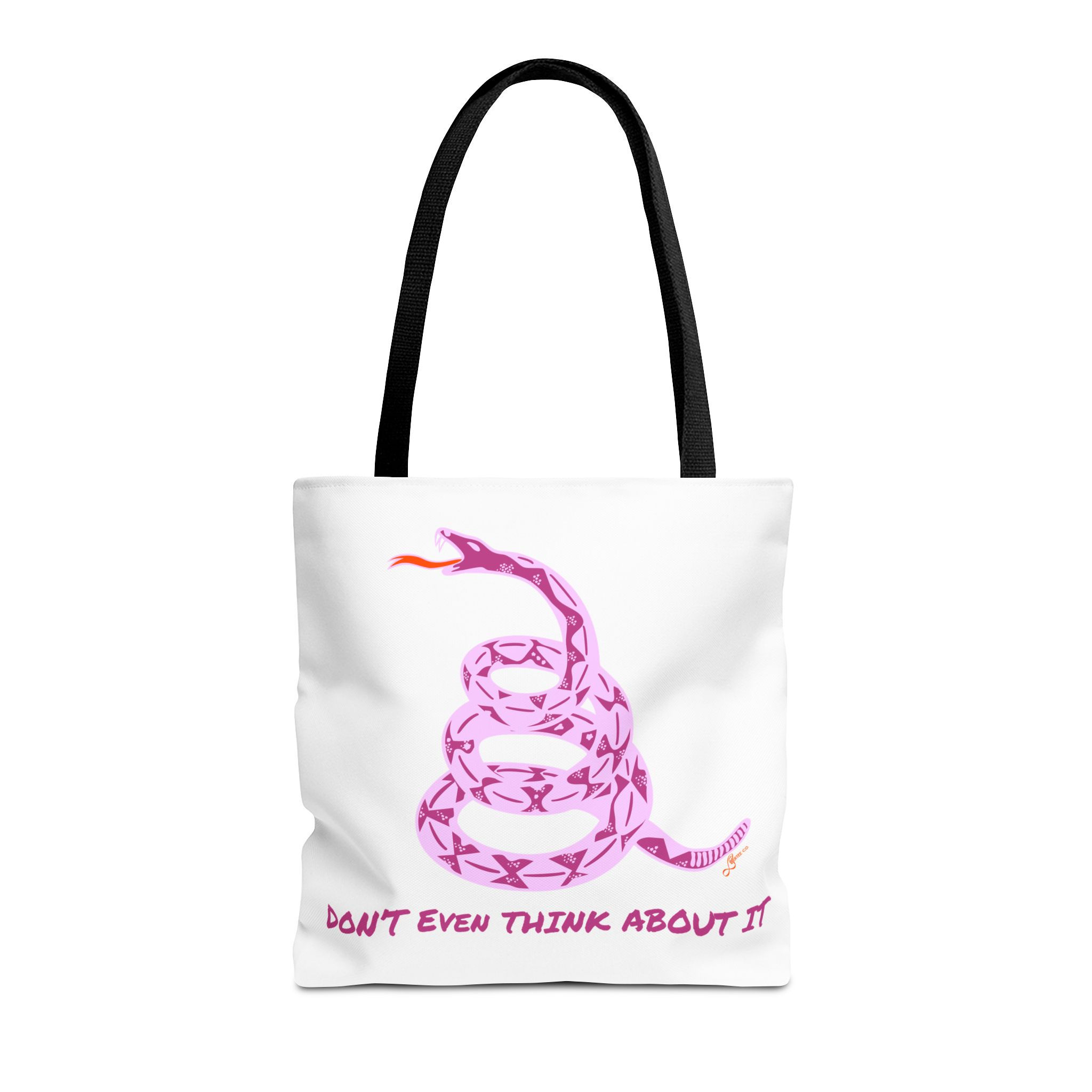 "Don't Even Think About it" Canvas Tote