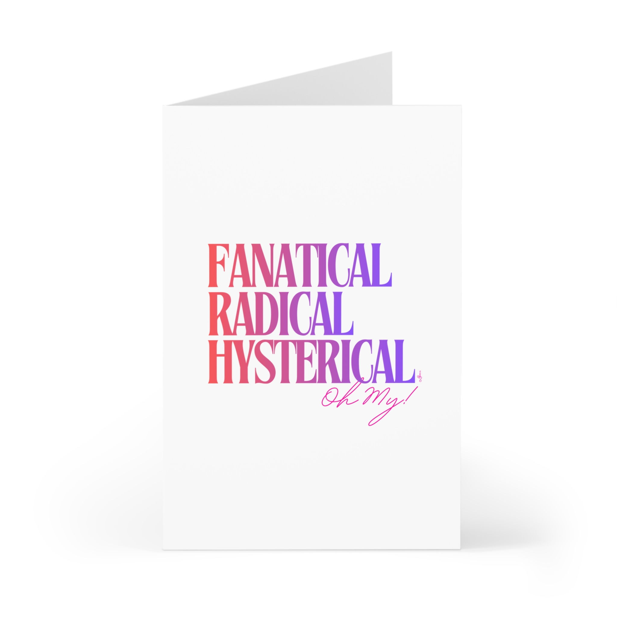 "Fanatical, Radical, Hysterical" Feminist Card Set (7 pcs)