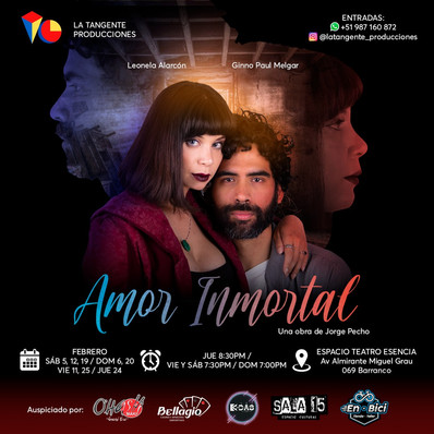 'Amor inmortal', escrita y dirigida por Jorge Pecho