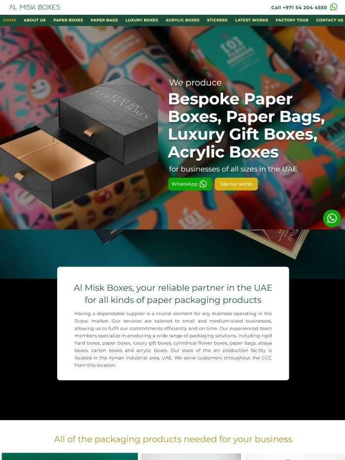 Case study Al Misk Boxes