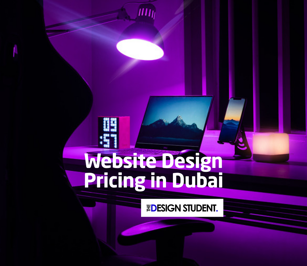 Web Design Dubai pricing by The Design Student, leading website development agency