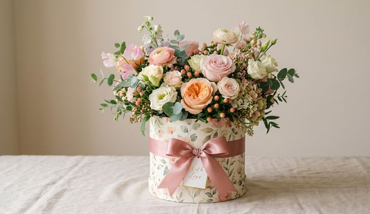 Custom Flower Boxes Dubai, Luxury Flower Box Manufacturer UAE, Ajwa Packages