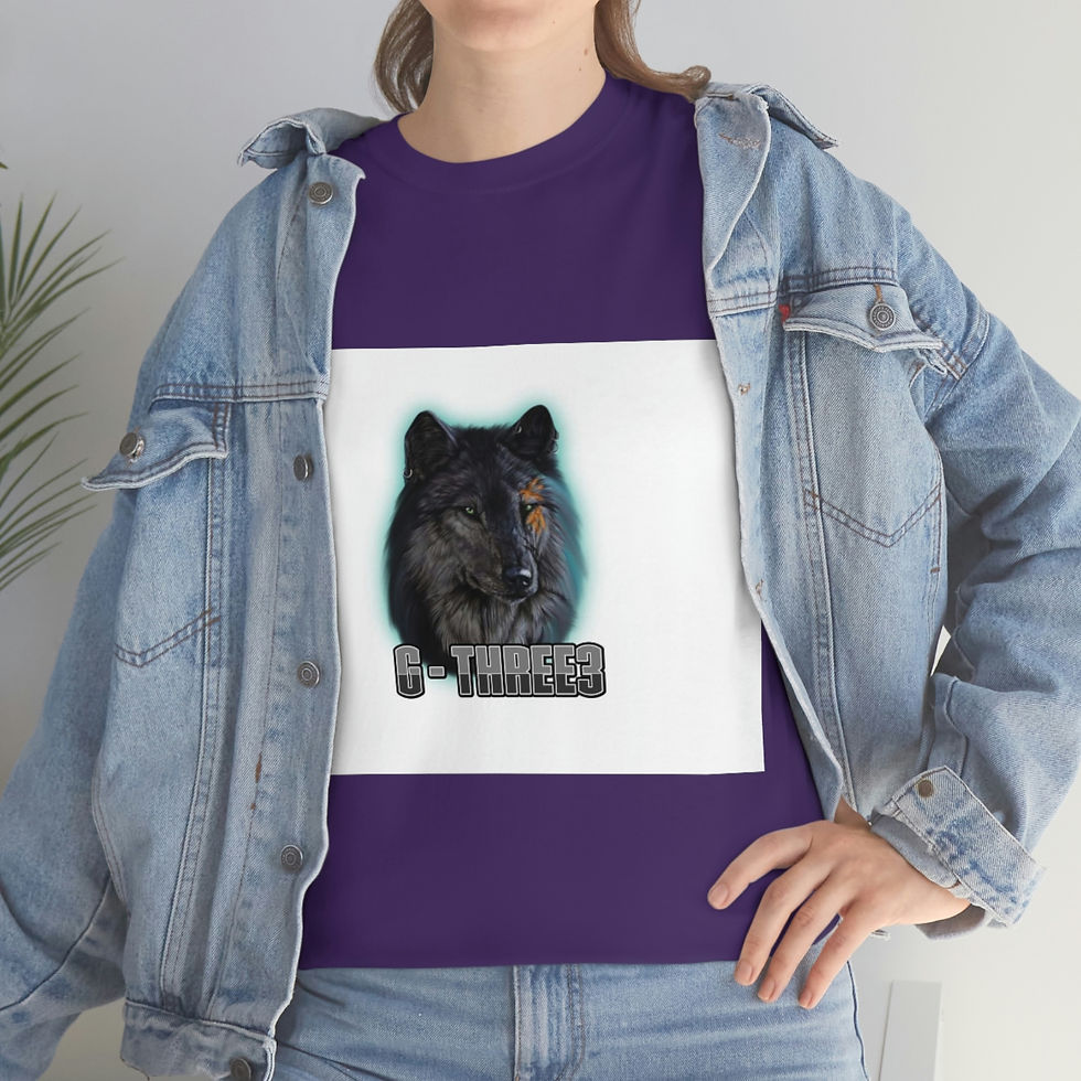 Thumbnail: G-Three3 Logo Unisex Heavy Cotton Tee