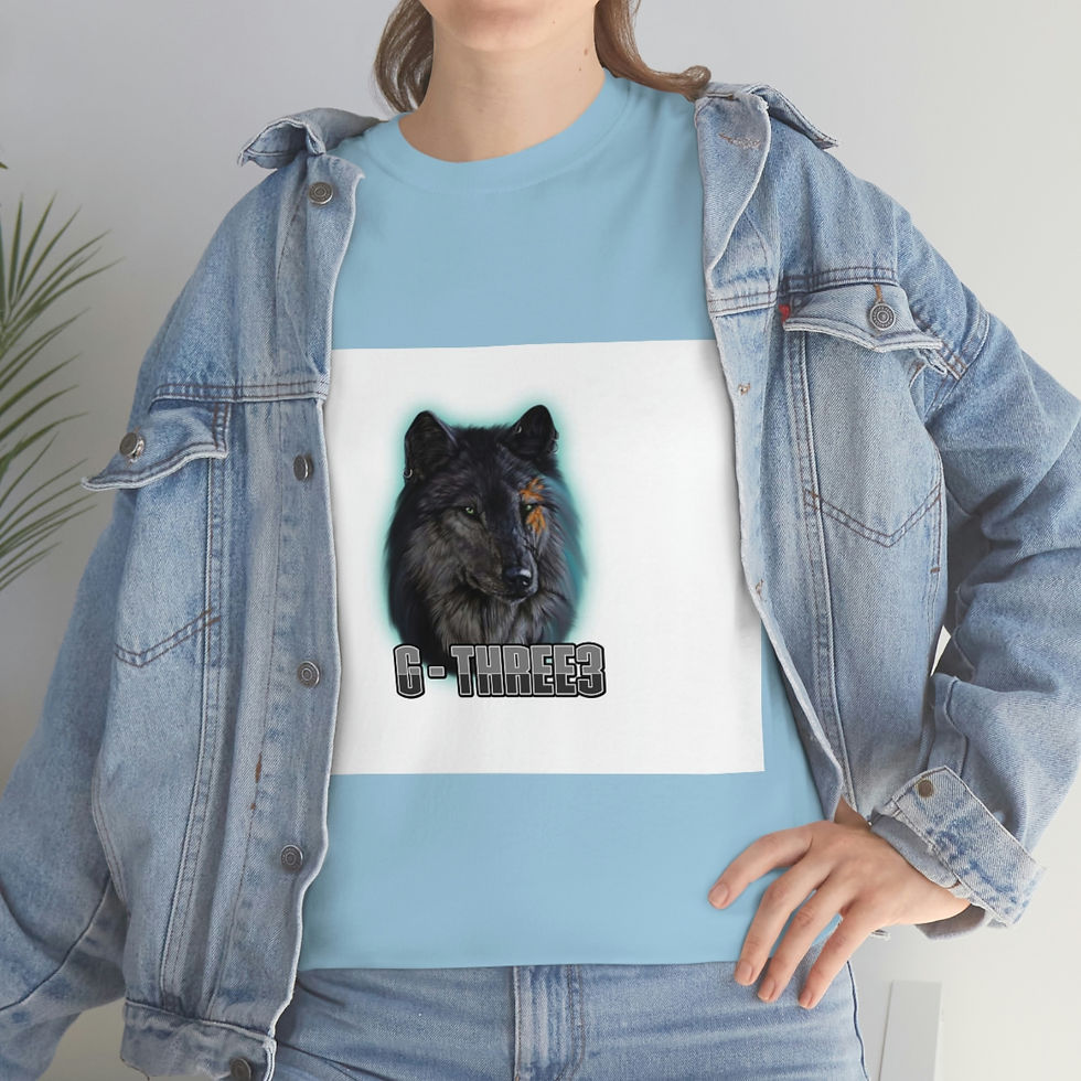 Thumbnail: G-Three3 Logo Unisex Heavy Cotton Tee