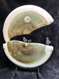 * Claudia Gray "FRACTURED LIVES" Glass 17.25x12.75 $295