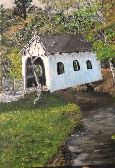 Kathryn Tyler "CAROLINA SHELTER" Acrylic 10x12 NFS
