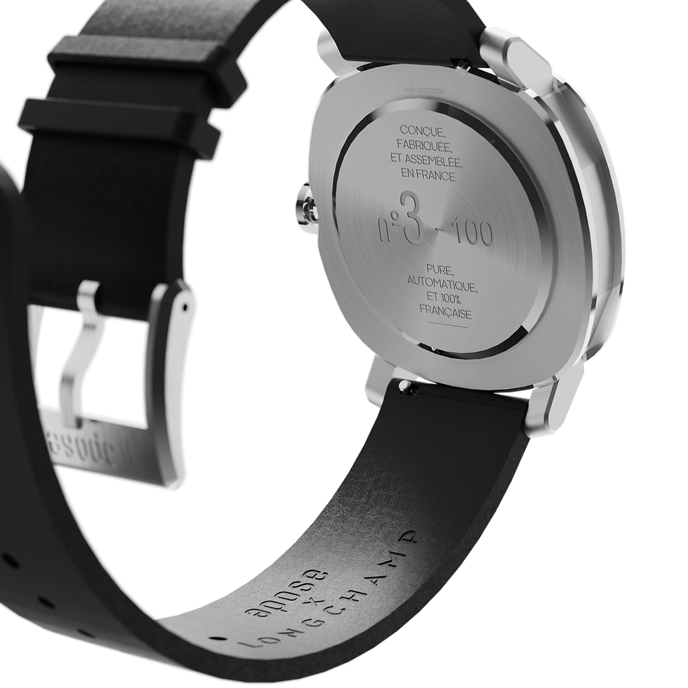 Miniature : Montre n°3-100 Acier & Palladium