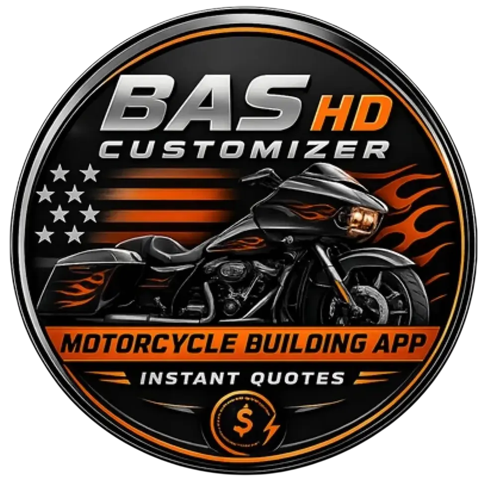 BAS HD Customizer motorcycle building app badge