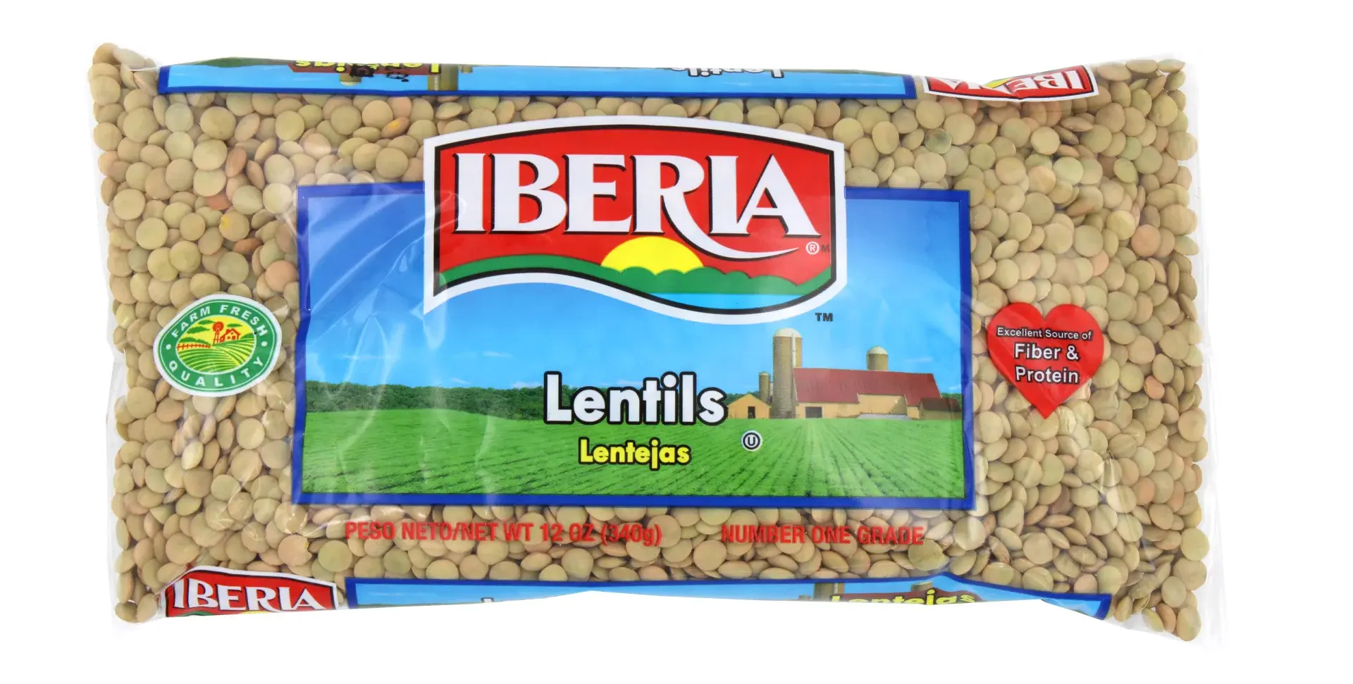 IBERIA LENTEJAS 12 OZ