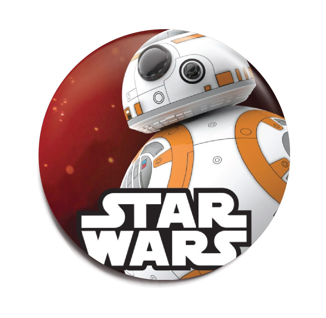 Star Wars BB8 Droid Button Badge 58mm
