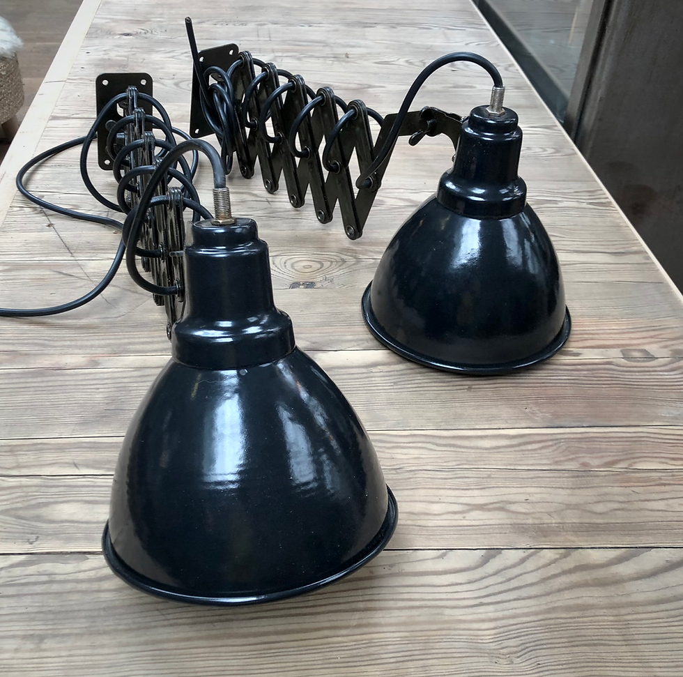 Thumbnail: Industriële schaarlampen 