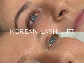 Before and after Korean Lash Lift results at Infinite Beauty Therapy, Kempston
