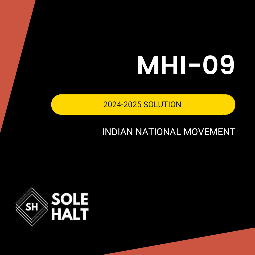 MHI-09 SOLVED ASSIGNMENT 2024-2025