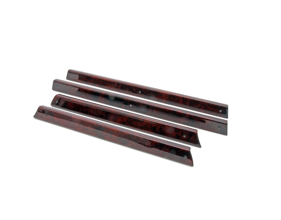 ウッド ドア キャッピング / ドア サイド キャップ 一台分 Burr Walnut