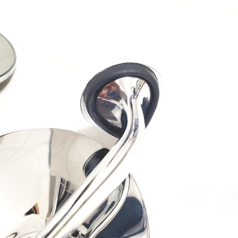 Thumbnail: Lucas-type fender mirrors (left and right set) for Rover Mini